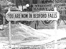 Is there a 'real' Bedford Falls out there somewhere?